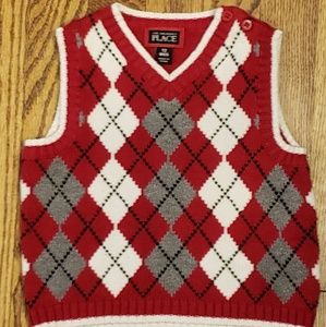 THE CHILDREN'S PLACE SWEATER VEST SIZE 12MOS